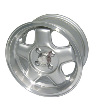 Allycat-Alu-Felge Competition 7x14" / 4/100 / ET 22 / silber