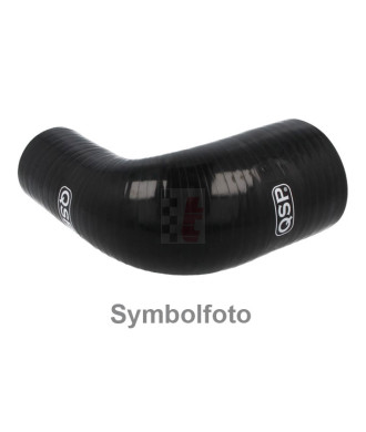 QSP Silikonwasserschlauch (schwarz) 90°-Reduzierbogen Øi 35 > 28mm