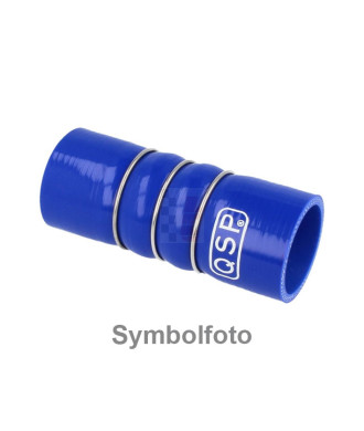 QSP Silikon-Verbindungsschlauchstück (drahtverstärkt) / blau / Øi 80 mm