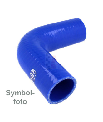 QSP Silikonwasserschlauch (blau) 90°-Rohrbogen / Øi 60 mm