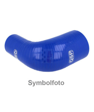 QSP Silikonwasserschlauch (blau) 90°-Reduzierbogen Øi 90 > 80 mm