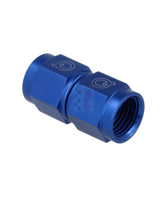 QSP Alu-Verbindungsadapter (blau) beidseitig Innengewinde Dash 10