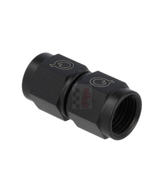 QSP Alu-Verbindungsadapter (schwarz) beidseitig Innengewinde Dash 16