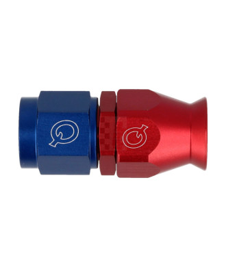 QSP Anschluss (PTFE) Gerade / Alu rot-blau / Dash 08