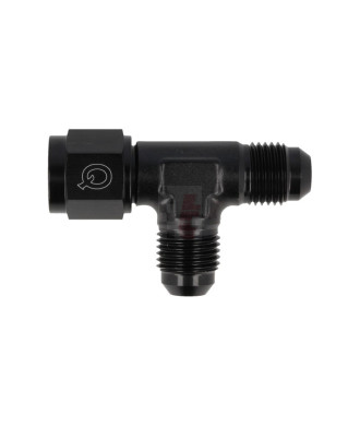 QSP Alu-T-Stück 2x Außengewinde, 1x Innengewinde (seitlich) 
schwarz / Dash 10