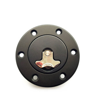 Newton Aero 300 Alu-Tankdeckel schwarz eloxiert (ohne Schloss, ohne Stutzen)