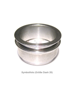 Racetech Alu-Anschweißsstutzen zu Schnellverschluss-Schelle Dash 08 / Rohr Ø 12,7 mm (1/2")