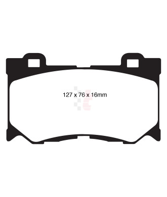 DP51823NDX EBC Bluestuff Bremsbeläge u.a. passend für Infiniti G37