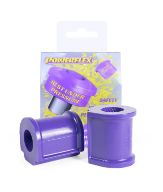 Powerflex Road Series PU-Buchsensatz passend für Porsche 911 (964), 924+S sowie 944 (1982-85) - Stabigummi vorne oder hinten (D-Form) / Ø 22 mm