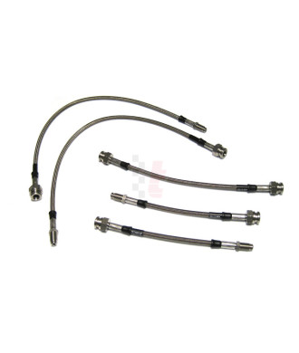 Goodridge Stahlflex-Bremsleitungskit (mit ABE)
Fiat Uno Turbo Bj. 10/89-03/91, ohne ABS / Automatic